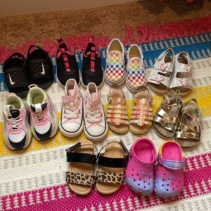 Lot of size 5 toddler shoes- 10 pair